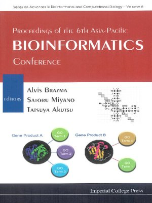 cover image of Proceedings of the 6th Asia-pacific Bioinformatics Conference